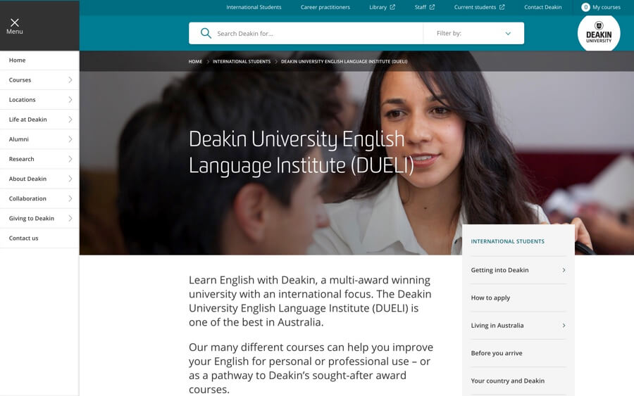 ディーキン大学付属語学学校