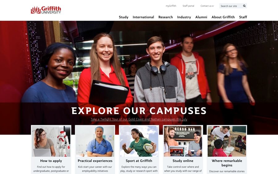 グリフィス大学付属語学学校　ブリスベン校